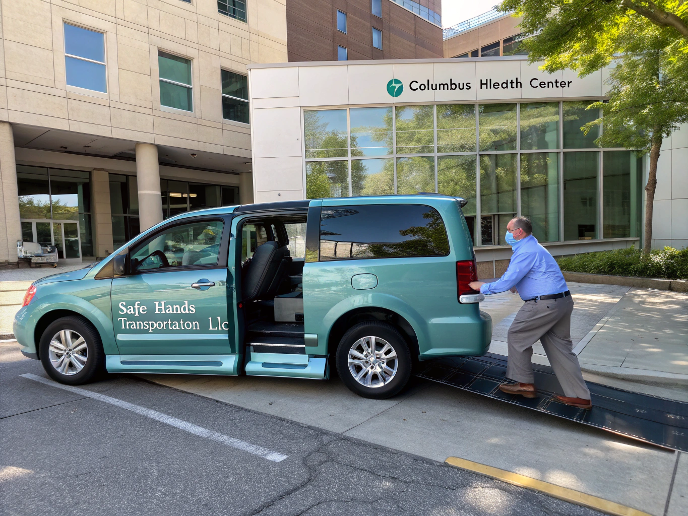 NEMT vehicle - exterior view